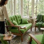 Elegance Masif Kayın 3 Parça Oturma Grubu [2+1+1]
