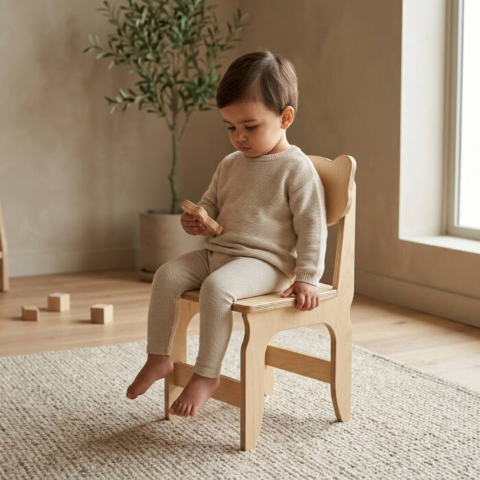 Huş Oval Sırtlık Detaylı Tabure